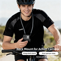 Hellodigi Quick Release Silicone Neck Mount Hold for Insta360 Ace Series Osmo Action Series and GoPro Action Camera Accessories