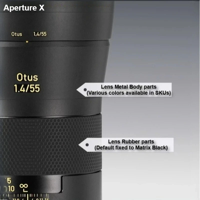 

Для Zeiss 55 F1.4 (для крепления Canon EF) Кожа объектива для ZEISS Otus 55 мм F1.4 Наклейка на объектив Otus55F1.4 Крышка объектива