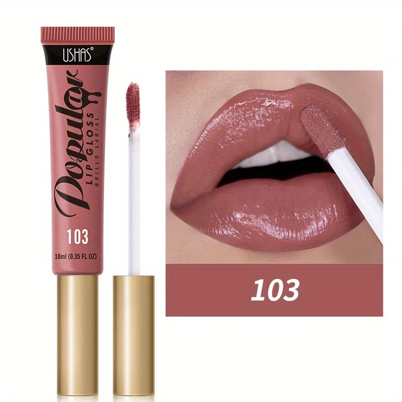 Hydrateren Lipgloss Vloeistof Langdurige Lippenstift Make-Up Non-Stick Cup Niet Vervagen Waterdicht Lipgloss Glitter Vloeibare Lippenstift