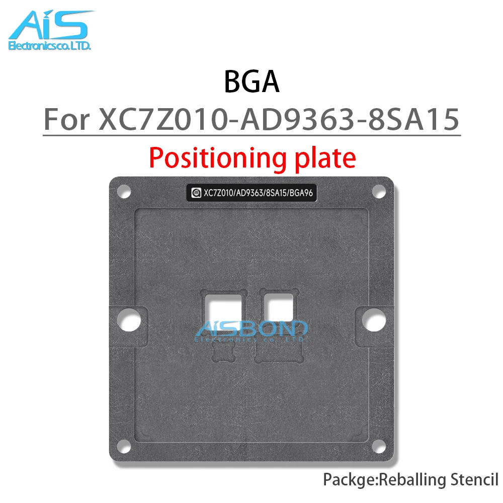 قالب استنسل Reballing BGA ، لوحة تحديد المواقع ، شبكة قصدير نباتية ، XC7Z010 ، ad9363bcz ، AD9363 ، 8SA15 ، BGA96