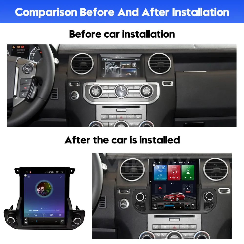 Android 10.0 Touching screen Car Radio For Land Rover Discovery 4 2009-2016 Carplay GPS multimedia player head unit