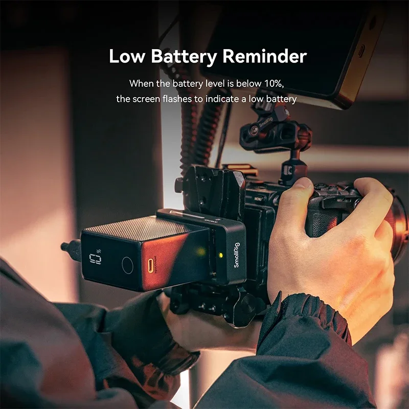 SmallRig 10500mAh/76.65WH بطارية كاميرا قابلة للشحن USB-C/USB-A المدخلات/الإخراج 36W بطارية شحن سريع 4469 4576 4577