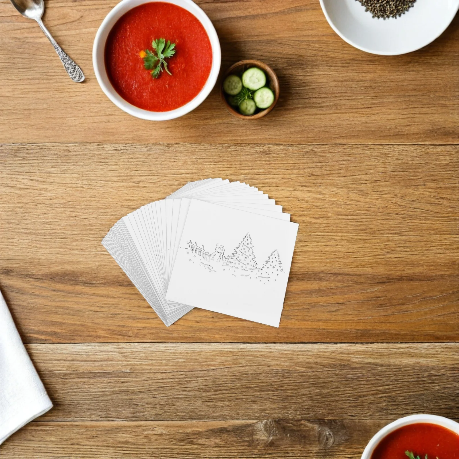 

50Pcs Snowman Table Place Cards Sturdy Reusable Festive Table Markers for Christmas Dinner Parties Wedding Banquets Seating