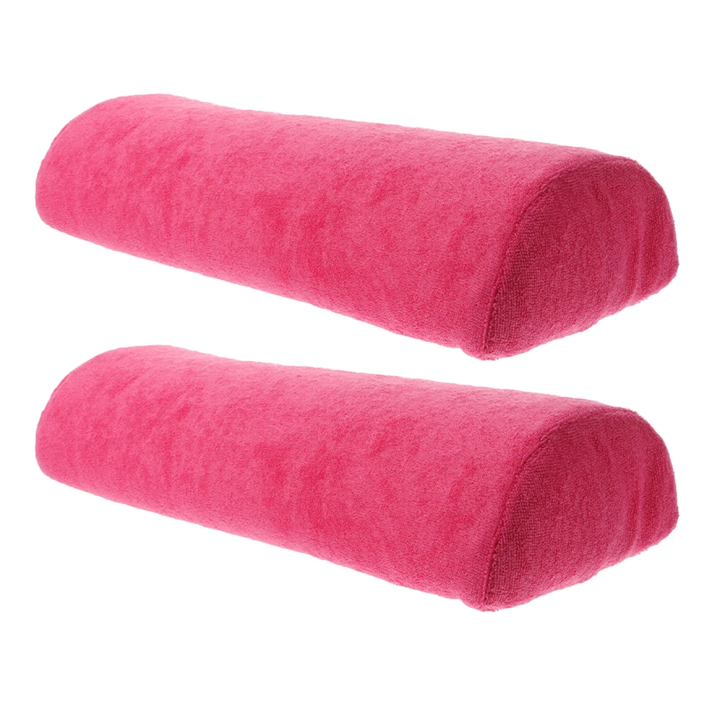 

2pcs Nail Art Hand Pillow Manicure Arm Rest Cushion For Salon Home Durable Sponge Cloth Wrist Rest Stand Nail Salon Accessories