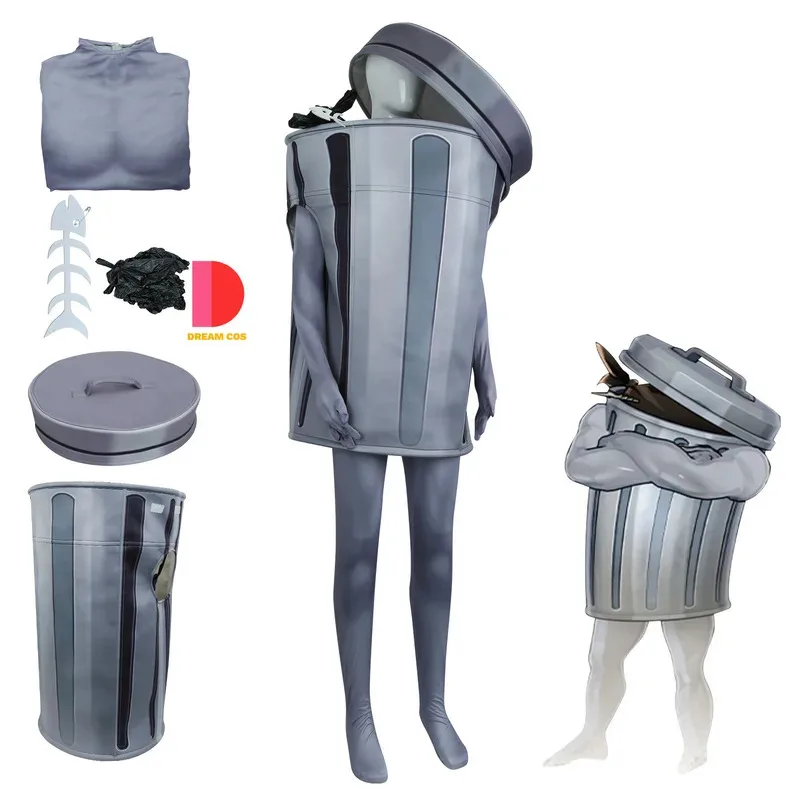 Honkai Star Rail King Nextbucket Cosplay Costume Star Dome Railway Trash Can Doll Server Role-Playing Game Full Set Outfit