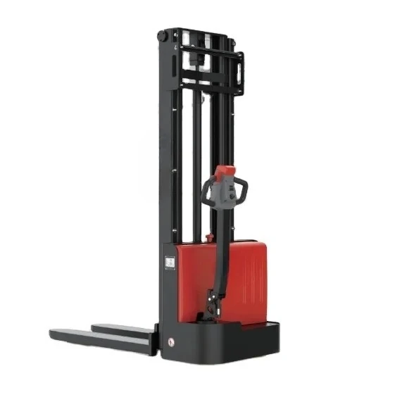 New 1.2 Ton 3m Lift Stacker Walkie Hand Battery Powered Electric Pallet Stacker for Sale