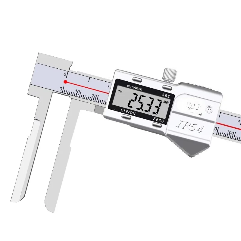

Electronic Digital Caliper Stainless Steel Vernier Calipers with Long Claw Inner Diameter Measurement Extended Length