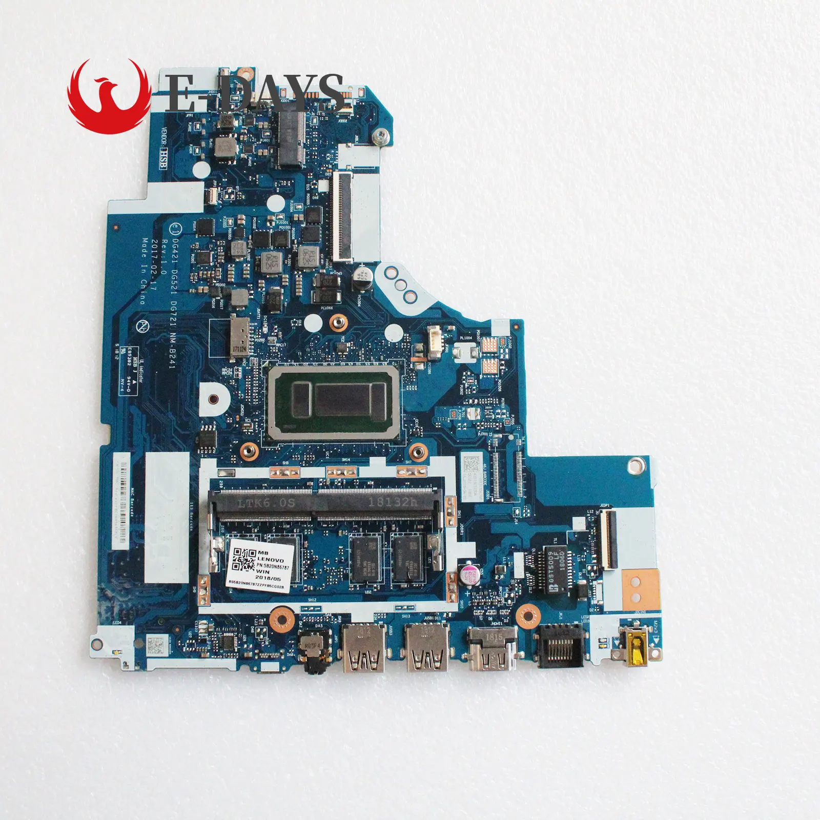 

NM-B241 для Lenovo 320-15ISK 320-17ISK 520-15ISK 320-15IKB Материнская плата для ноутбука с процессором i3 i5 i7 0G/4GB-RAM 5B20N86271 5B20N86263