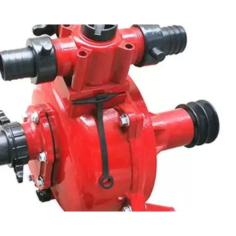 High Pressure 2-Inch Aluminum Water Pump Single And Double Impeller Self-Priming Pump Head Agricultural Irrigation Waterer
