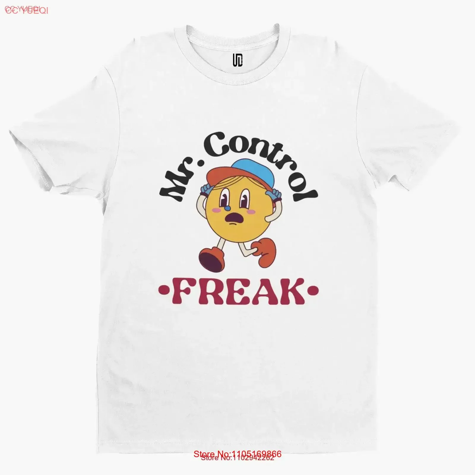 Mr Control Freak T Shirt Men Funny Retro Cool TV Film Comedy Adult Cartoon vintage Washed Unisex graphic Slightly