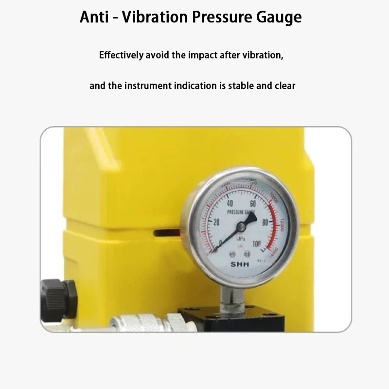 2L Hydraulic Electric Pump Portable High Pressure Oil Pump Station 300W 220v 0.4L/3L/min Plug-in-Lightweight Hydraulic Pump