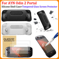 For AYN Odin 2 Portal Grip Protect Silicone Shell Case Waterproof Silicone Ergonomic Grip Cover Case Anti-fall Game Accessories