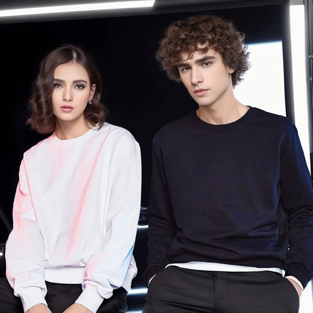 350gsm New Autumn Winter Warm Plush Inside Casual Sweatshirt Men And Women Custom Your Design Brand Text Picture Free Print