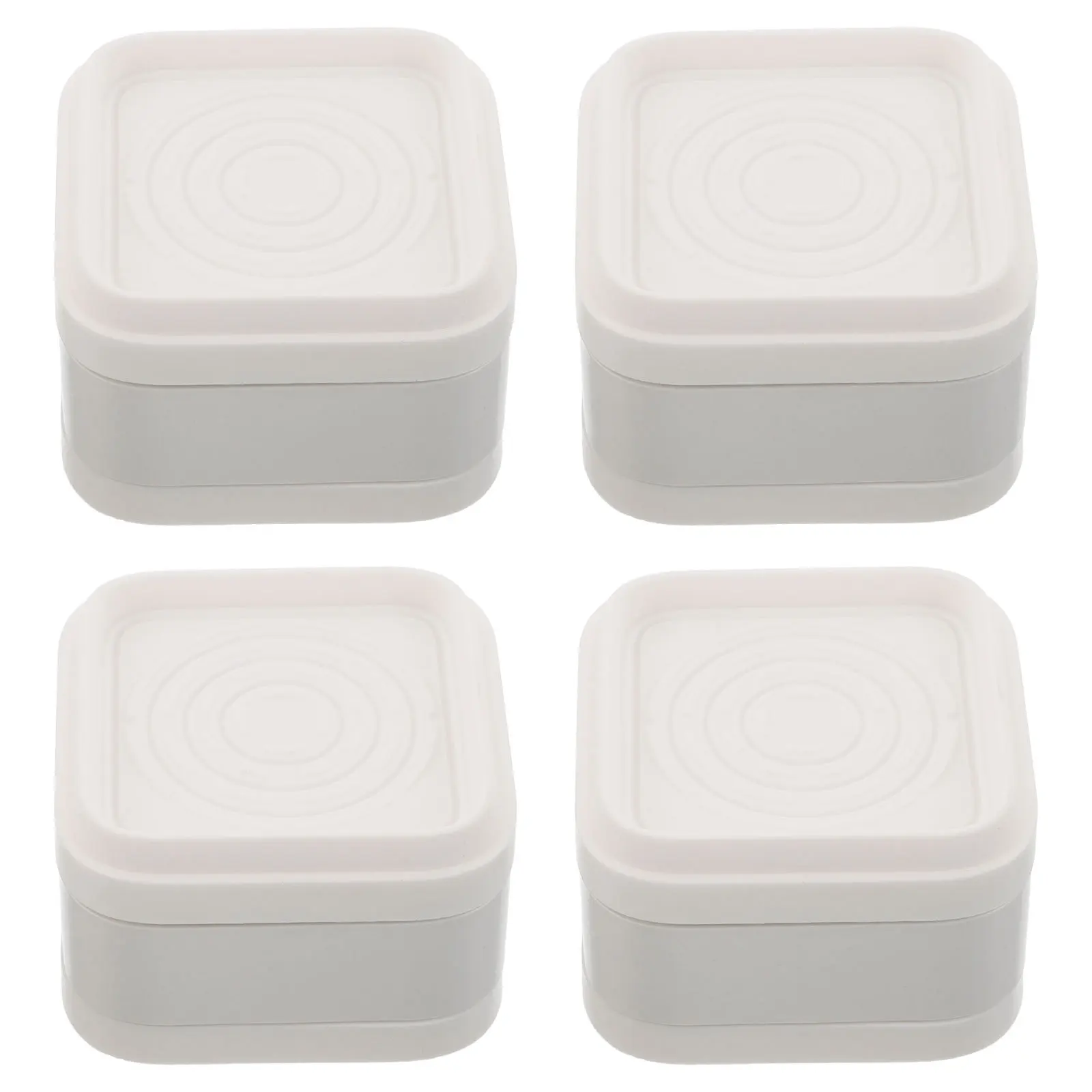 

4pcs Washing Machine Anti Vibration Pads 3.14X3.14X2.04" Shock Absorbing Mat Non Skid Stabilizer For Washer Dryer Floor