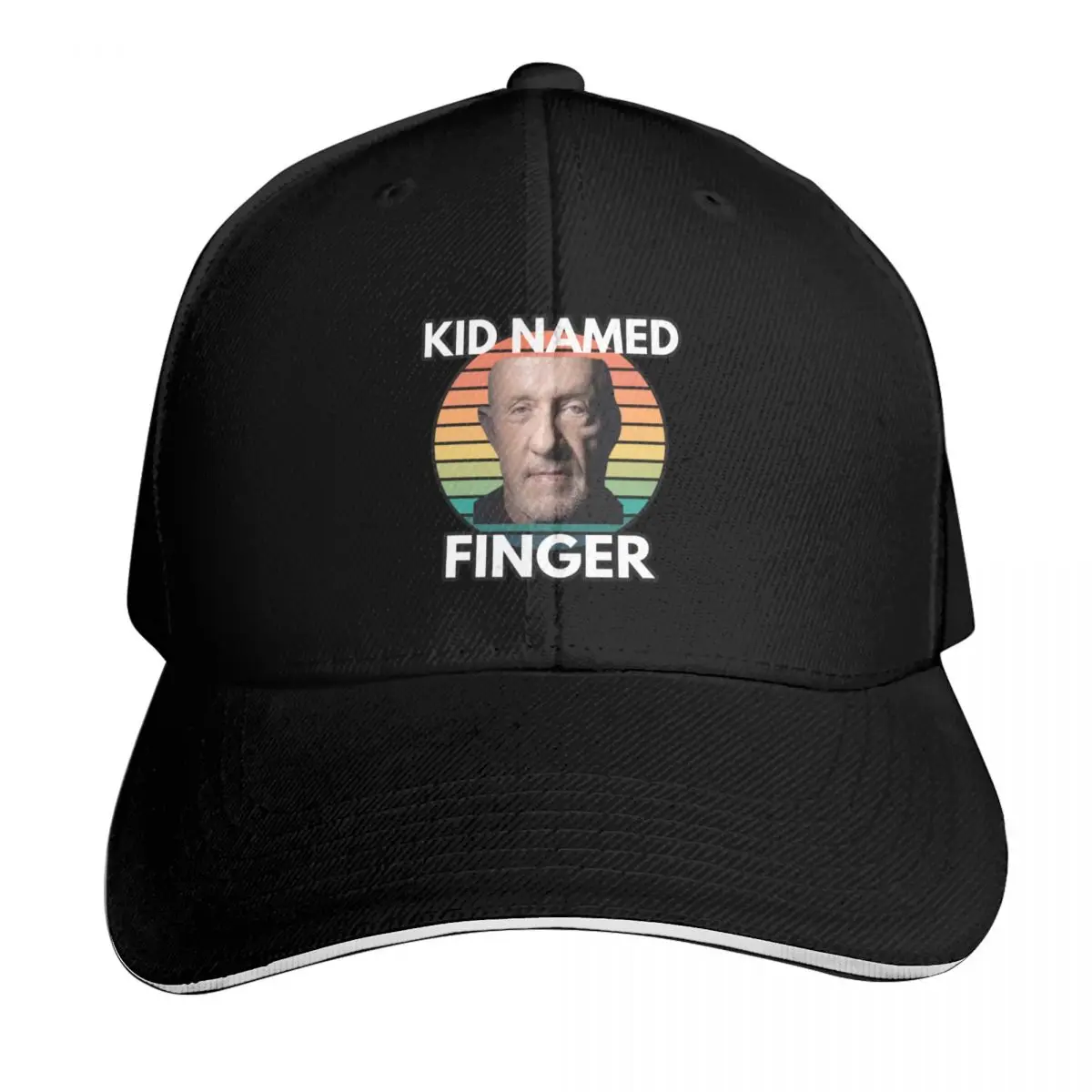 Kid Named Finger Meme Funny Mike Ehrmantraut Baseball Cap Six Panel Structured Crown Sun Protection UPF 50+ Breathable Mesh Back