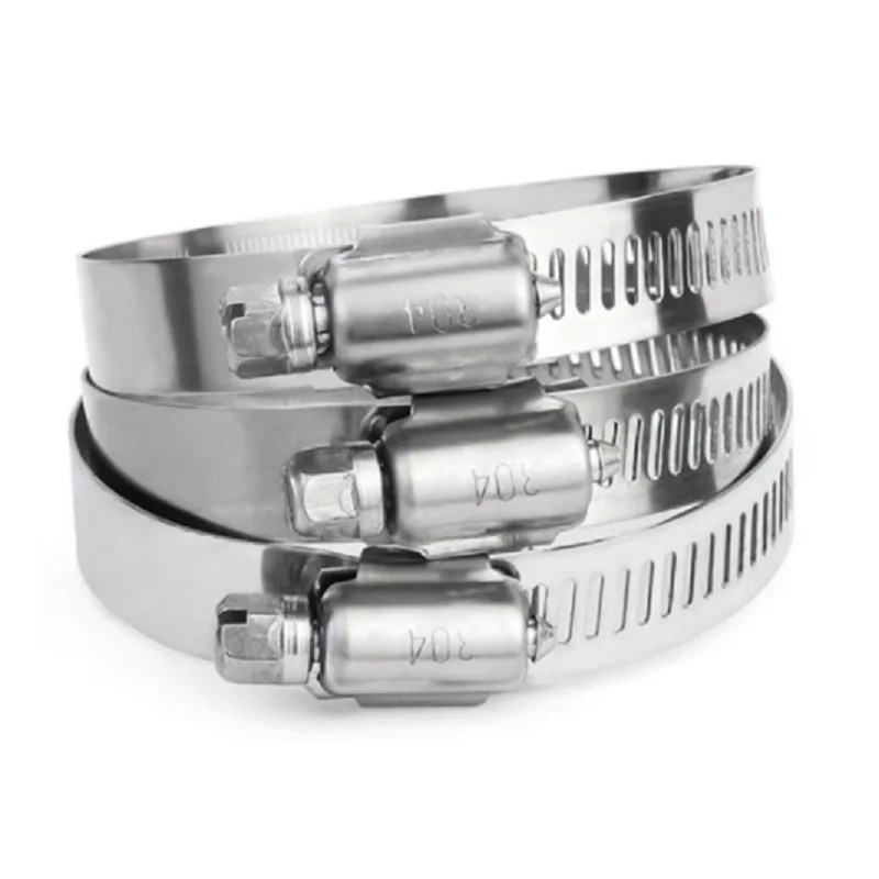 Stainless Steel 201 304 316 Germany Type Hose Clamp Worm Gear Hose Clamp