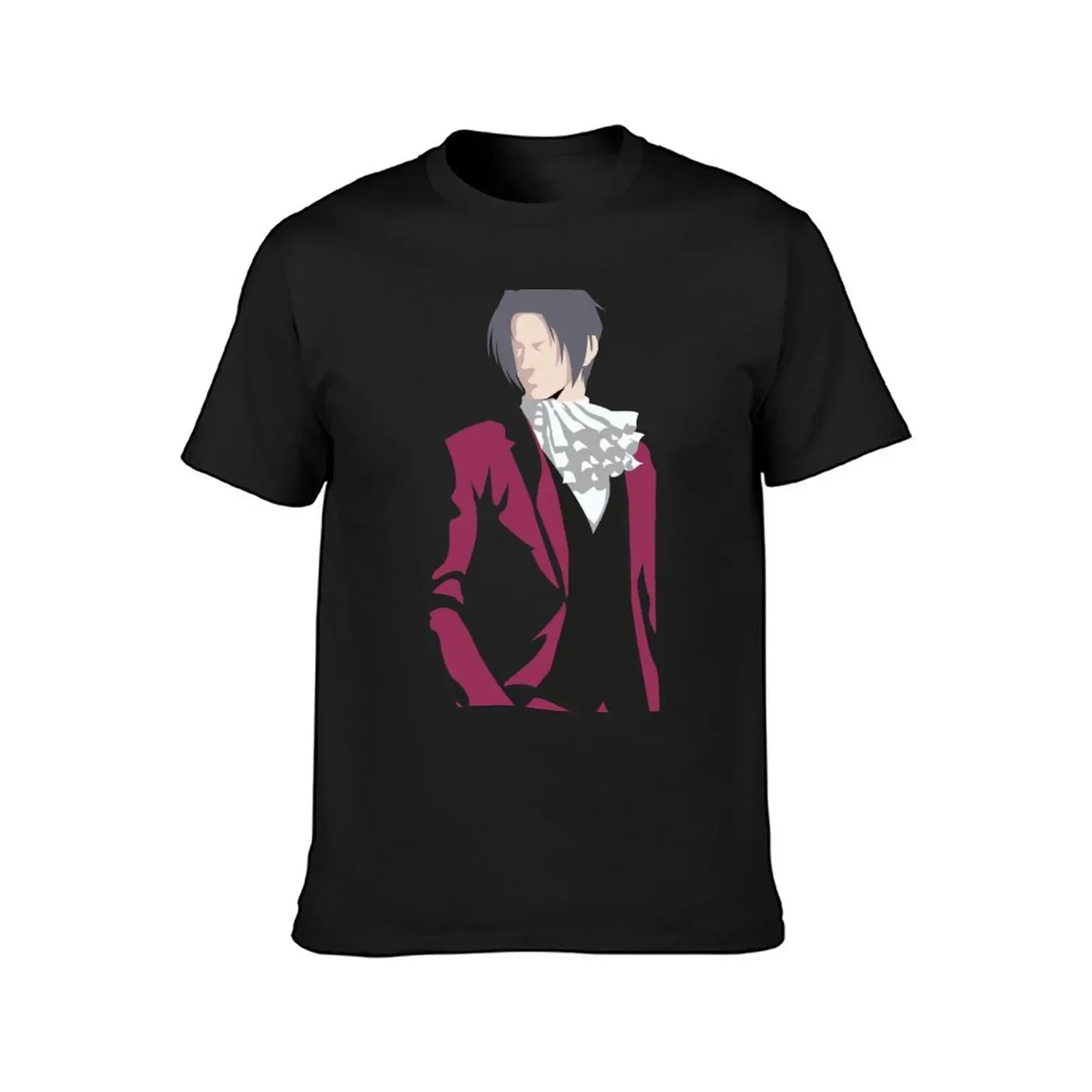 Ace Attorney Miles Edgeworth T-Shirt kawaii clothes hippie clothes funny t shirts men