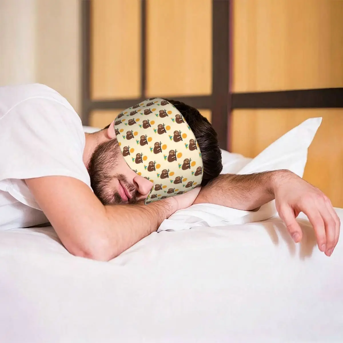 Super Cute Sloth sleep mask Light Blocking Portable Eye Cover for Girls Boys Travel Party Gift Eyeshade eyepatch