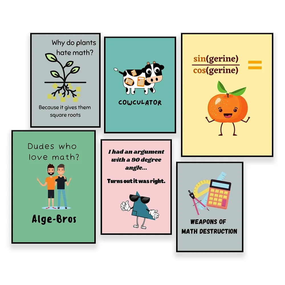 

Math Posters Printables, Math Jokes, Mathematics Poster, Educational Posters, Middle school, High School, Math Teacher Gift