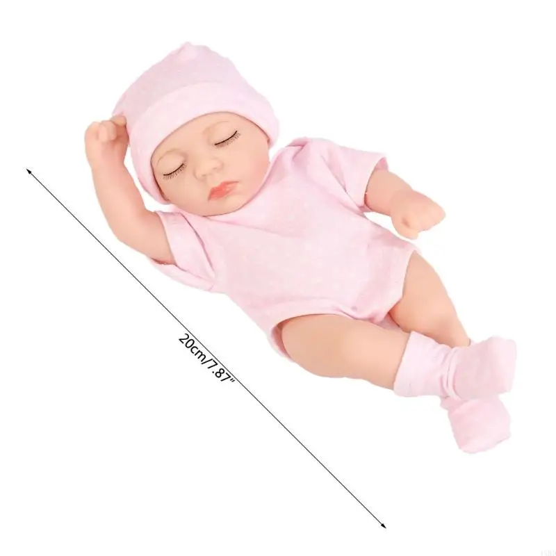 4xbd mini boneca bebê bonito abraço boneca lavável reborns boneca simulação vívida reborns criança meninas brinquedo