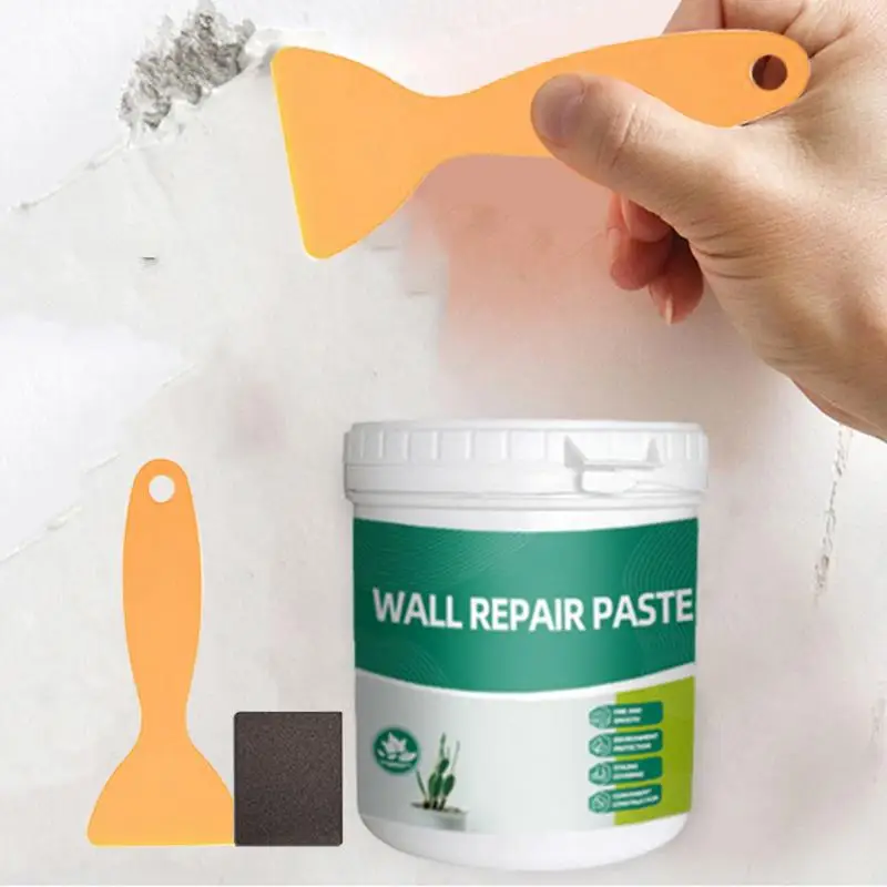 600g Wall Mending Agent Wall Crackk Repair Cream Drywall Hole Peeling Gap Repair Agent Quick-Drying Restore Wall Repair Paste