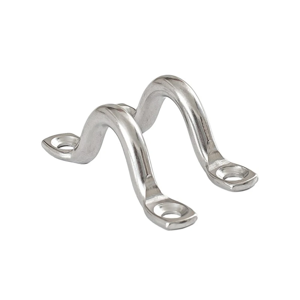 Picture 5: 2-10PCS M4-M8 Handle Stainless Steel Wire Eye Strap Boat Marine Tie Down Fender Hook Canopy Engines Accessories for Boat Yacht