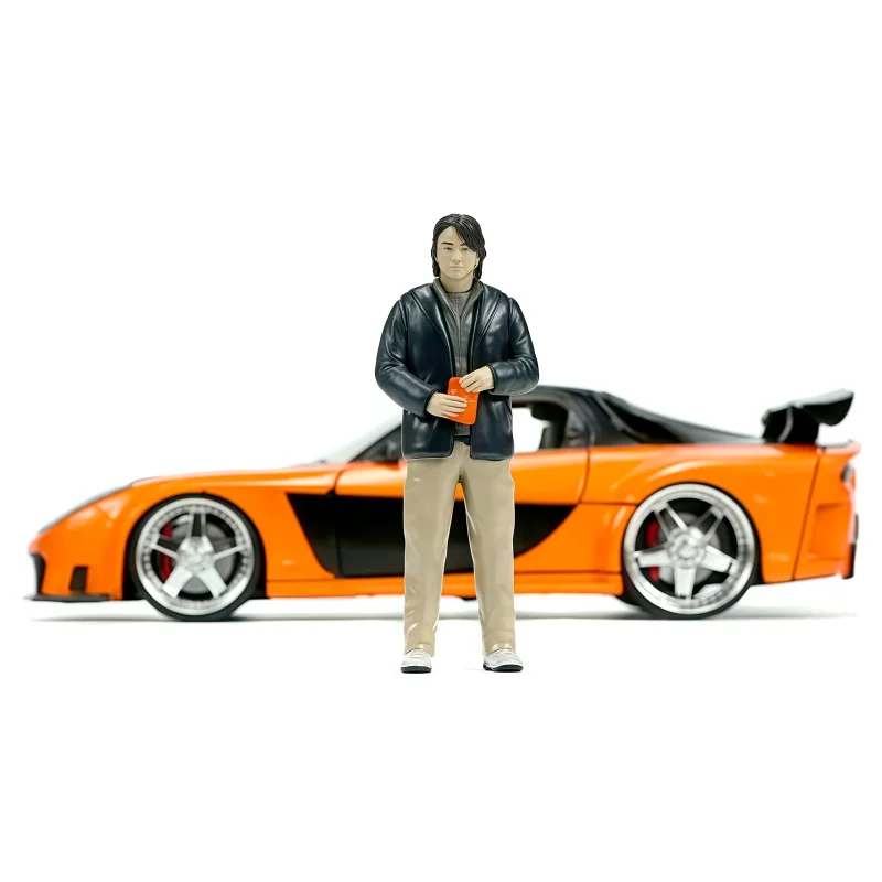Car Scene 1:24 Car Model Alloy Characters Speed and Passion Paul, Han Tang Boss Scene Accessories Doll