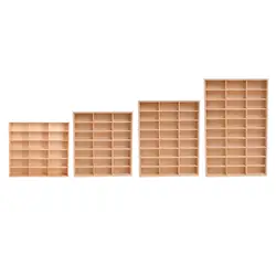 Wooden Display Rack Multifunction Organizer for Diecast Toys Shop Store