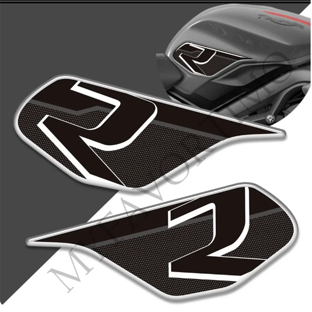 Motorcycle For Triumph Street Triple Daytona 675 765 R RS Stickers Decals Gas Fuel Oil Kit Knee Fish Bone Tank Pad Protector