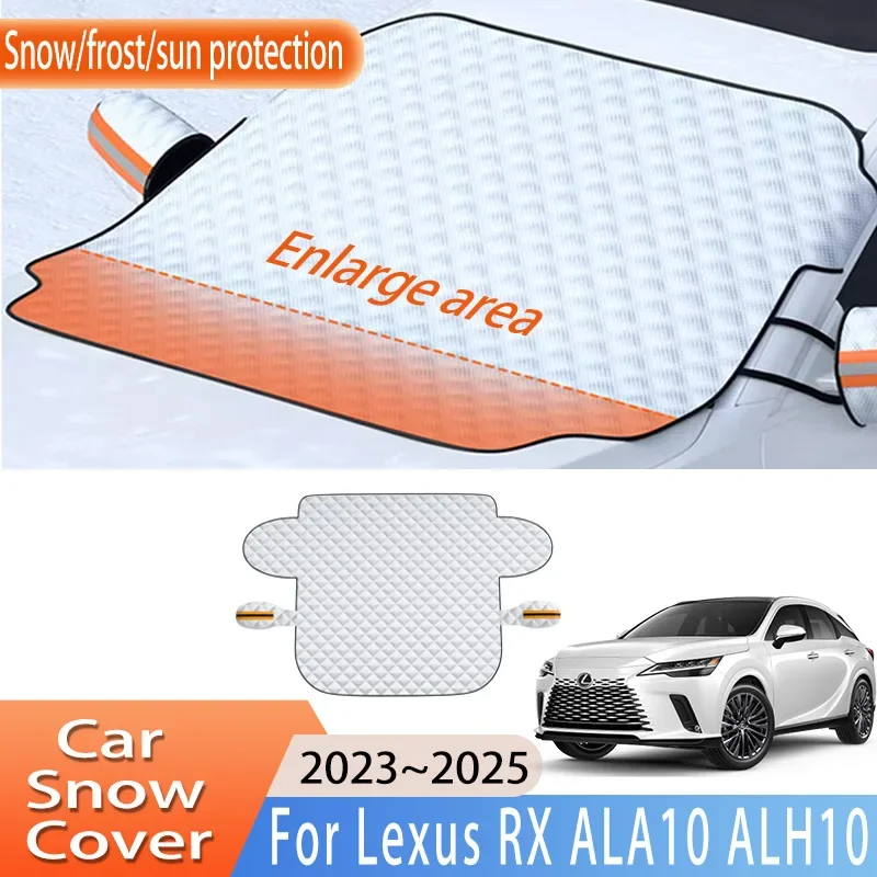 

Car Accessorie For Lexus RX ALA10 ALH10 2023~2025 2024 Front Windscreen Snow Cover Ice Frost Sun Protector Waterproof Auto Parts