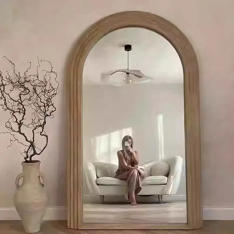 

Mirror Arch full-length French retro home full-length Floor mirror