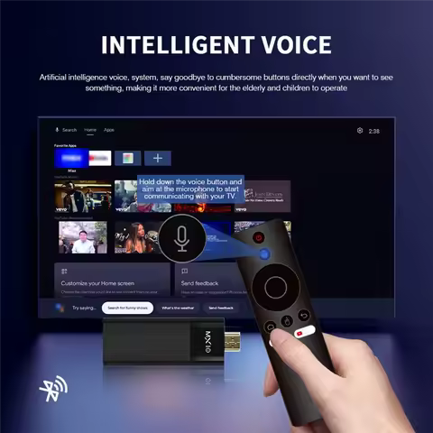 ABZW MX10-F3 Android 13 TV Box 2.4G/5G Dual Wifi Allwinner H313 Set Top Box TV Stick 2G+16G 4K