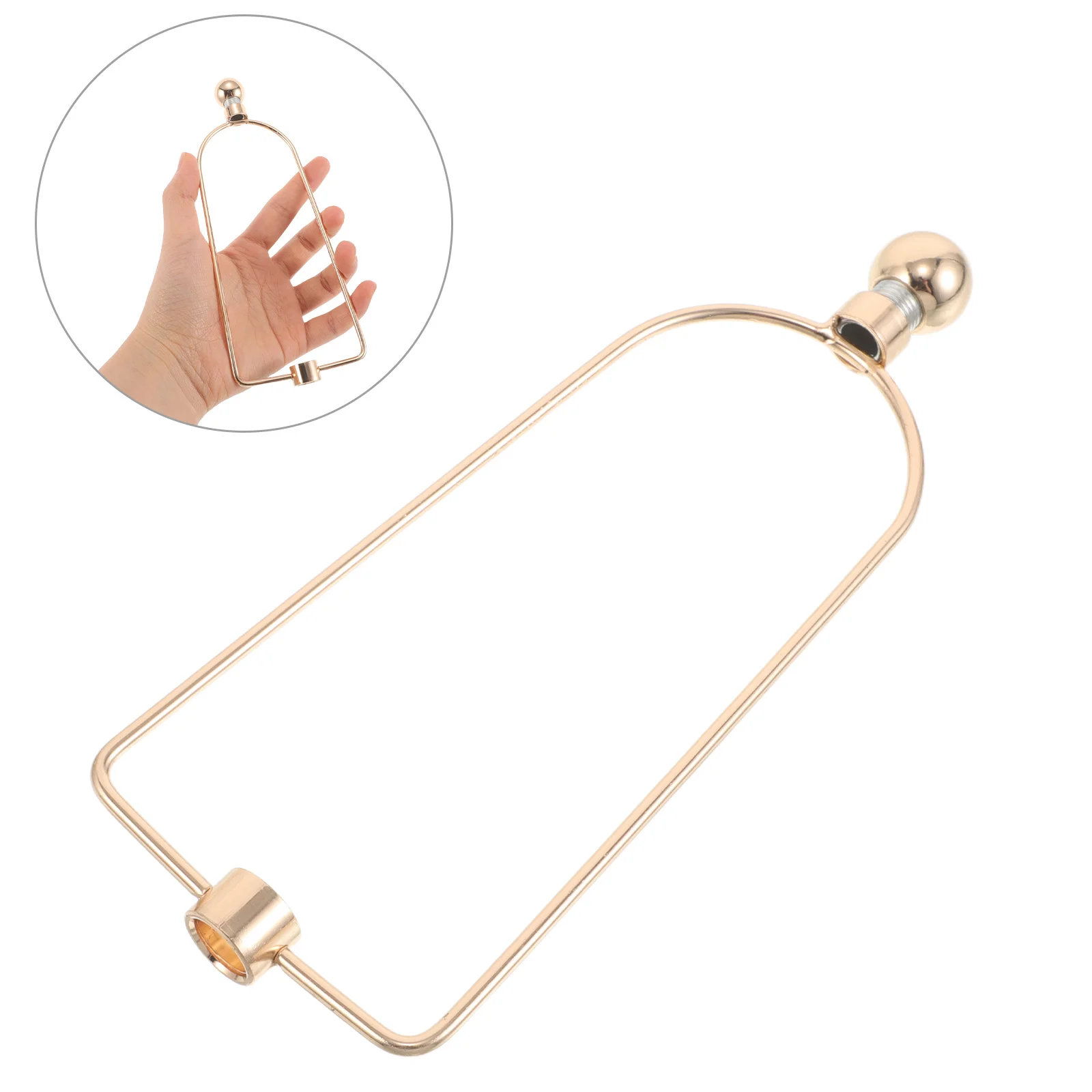 

Crystal Table Lamp Bracket: Heavy Duty Metal Harp Holder Detachable Saddle Base For Diy Lamp Shade Replacement Parts Lighting