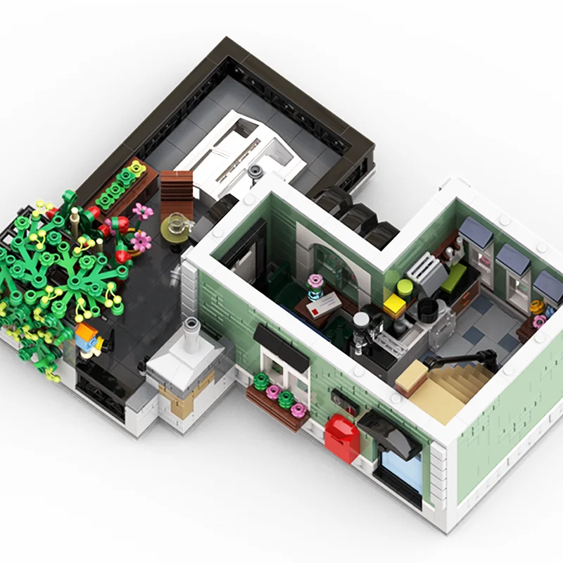 3627 قطعة MOC نجار S متجر وحدات نموذج اللبنات العمارة هدايا عيد الميلاد تجميع اللعب فكرة التعليم الطوب #3