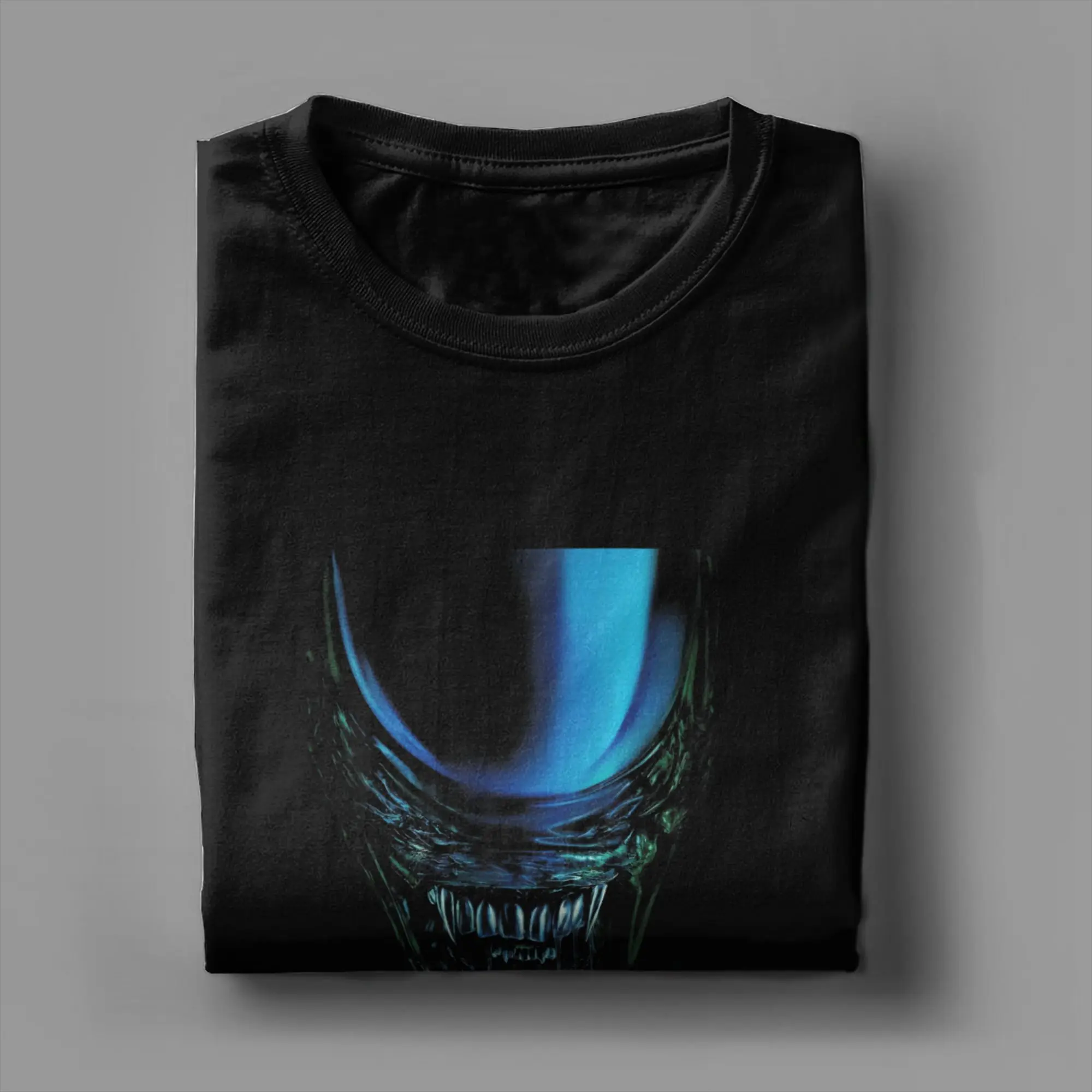 موضة 2025 فيلم ساخن الأجانب الأرض تي شيرت للرجال طاقم الرقبة 100% القطن تي شيرت قصير الأكمام تي شيرت ملابس مطبوعة #3