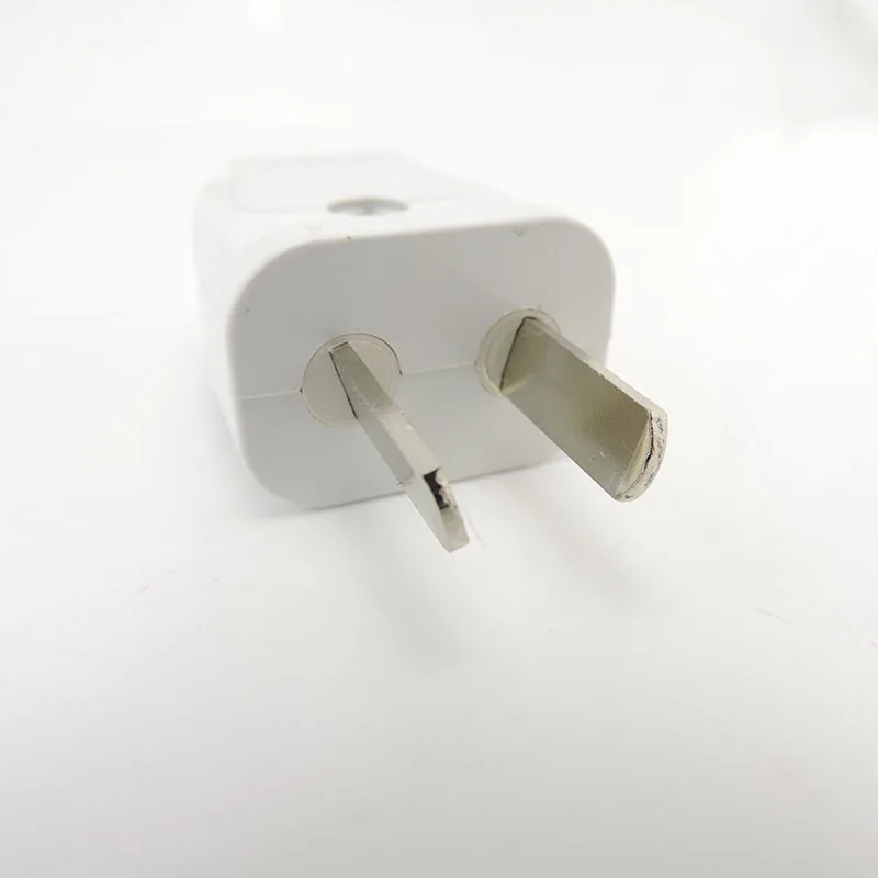 5szt US AU wtyczka 2 Płaski pin DIY Zamienny adapter zasilania ściennego AC 100V 220v 10A Złącze kabla elektrycznego w kolorze białym