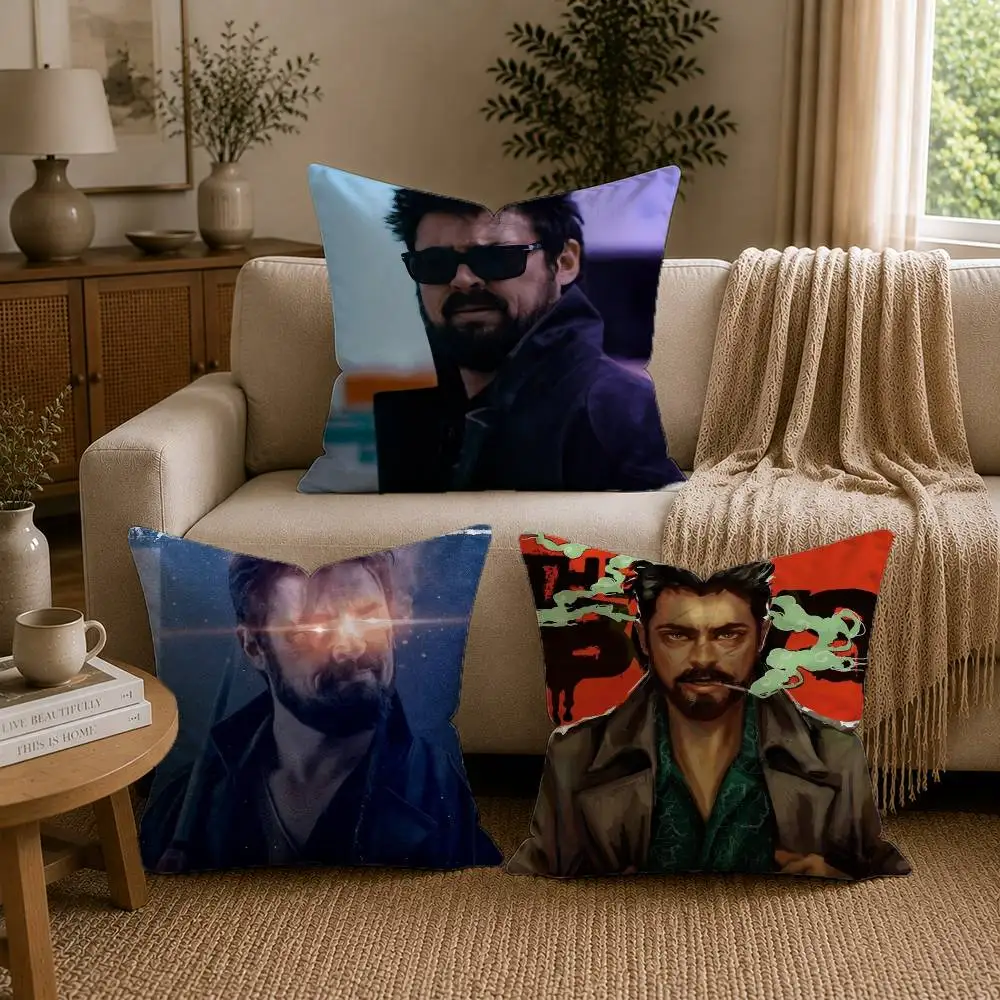 Billy Butcher The Boys Karl Urban Pillow Case for Sofa Living Room Home office Decor Protective Cover