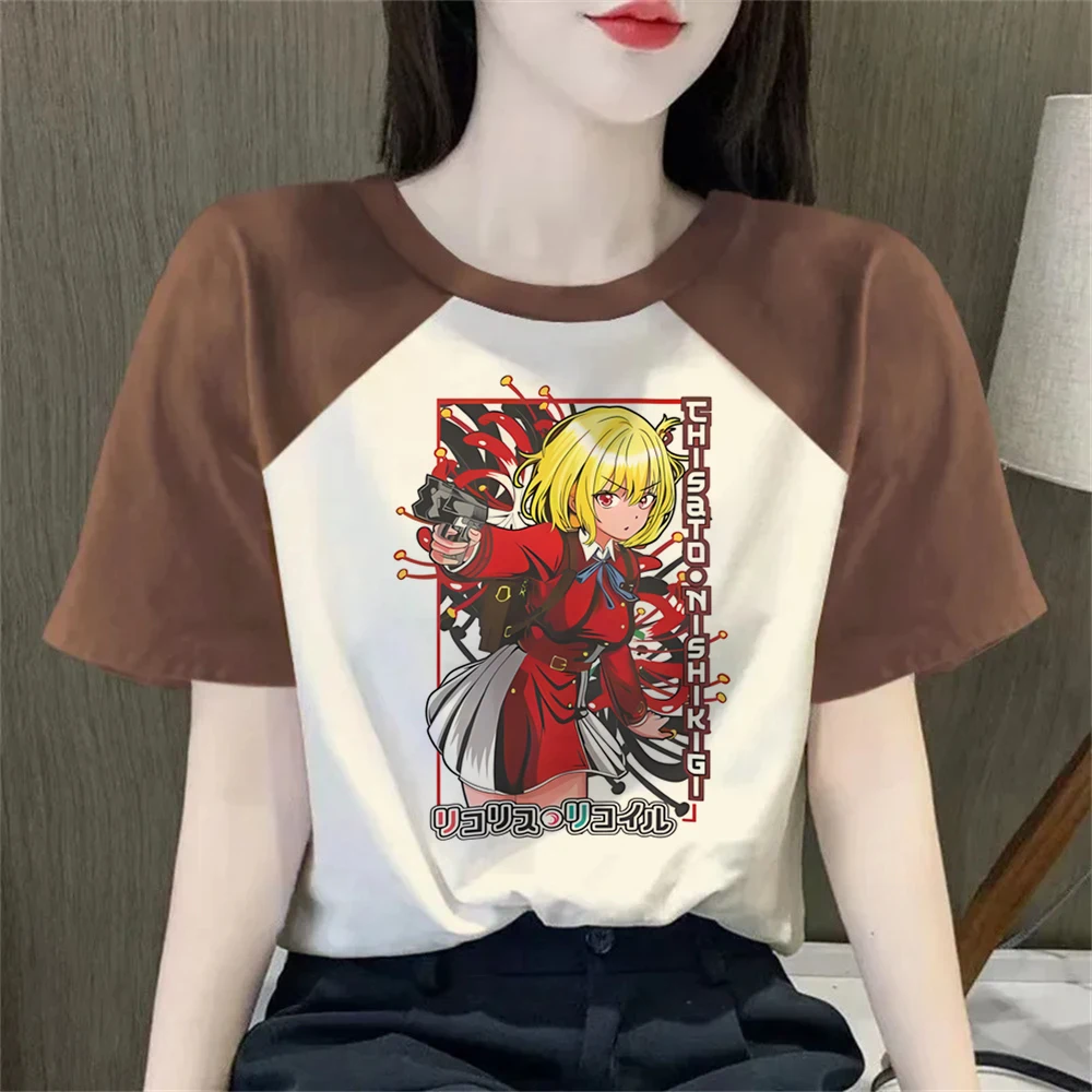 Lycoris Recoil t shirt femme cheap dollette meme cute tshirt vintage kawaii harajuku funny goth