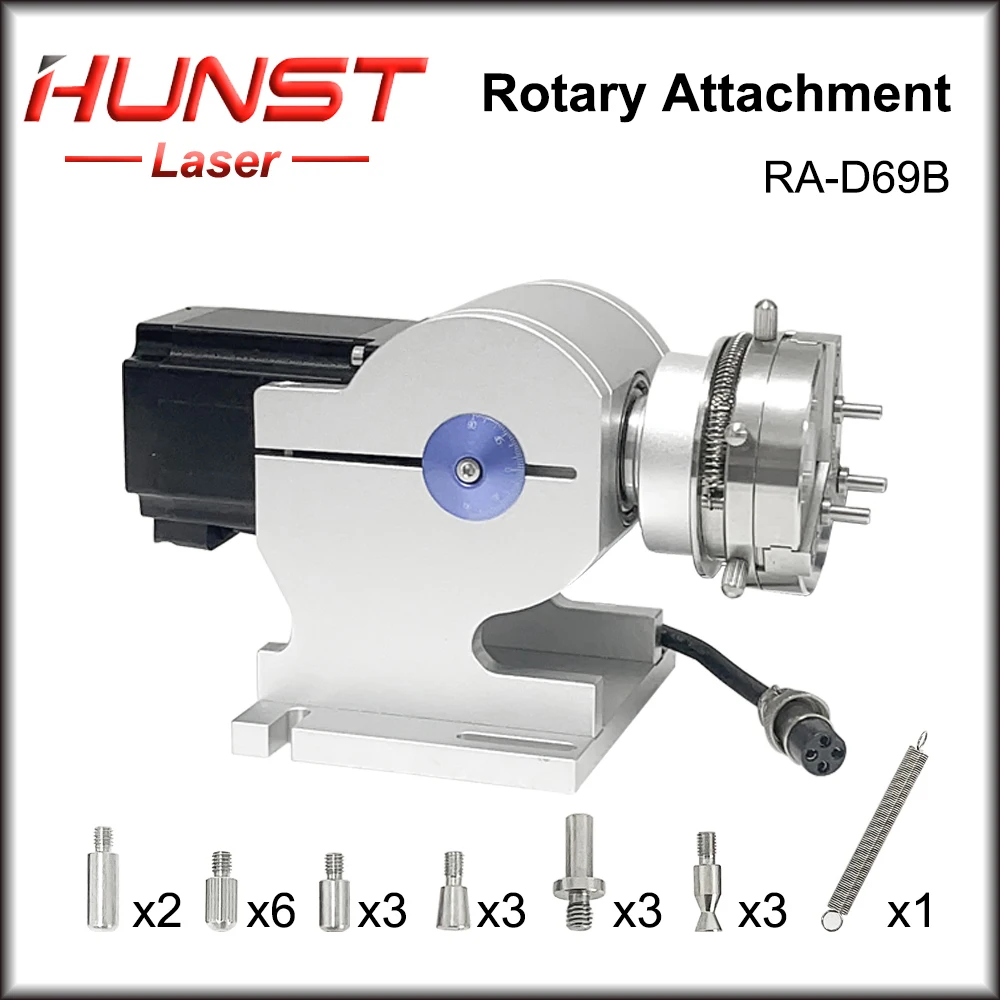 HUNST Laser Marking Machine Rotating Device Rotating Shaft D69/D80 Type Marking Machine Rotating Accessories