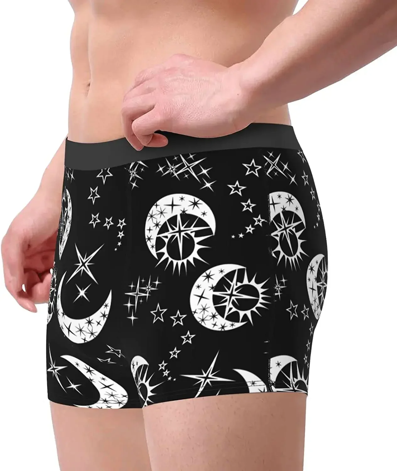 Men's Boxer Briefs Lips Kiss Boxer Shorts Soft Comfortable Stretch Wide Waistband Underwear Trunks for Men Boys