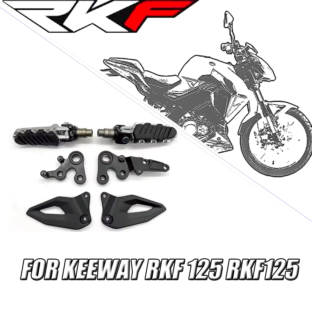 

FIT Keeway RKF 125 Motorcycle Accessories Bracket And Pedal Fixed Bracket Decorative Plate For Keeway RKF 125 RKF125