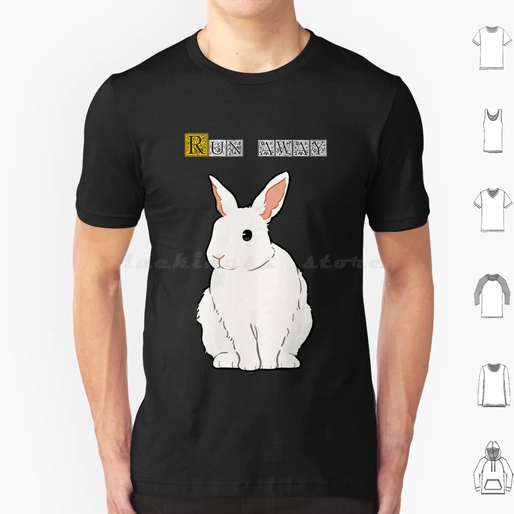 Run Away! T Shirt Men Women Kids 6xl Caerbannog Rabbit Run Away Hey Grill Sacred Grail Arthur Table Round Run Away