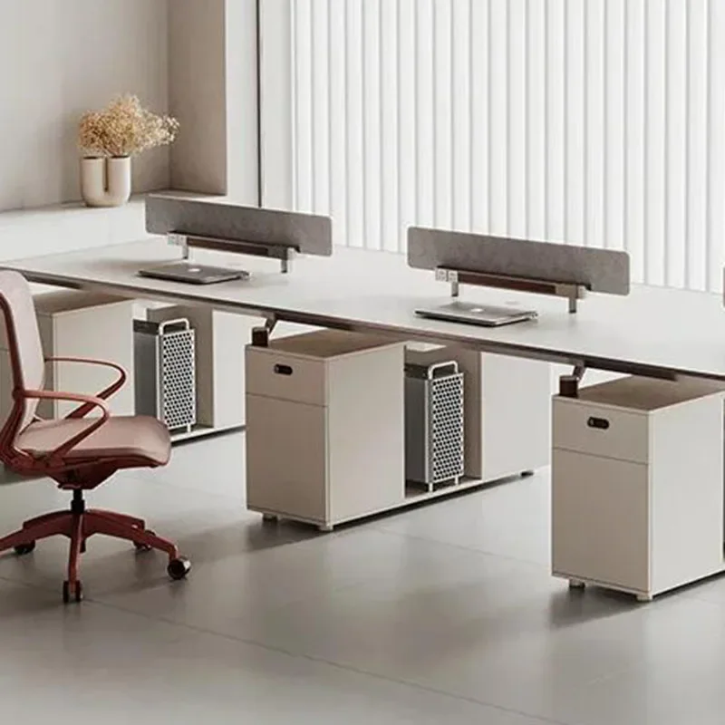 

Entrance Hall Furniture L# Reception Office Desk Electric Adjustable Desktop Reading Office Desk Corner Motion Executive
