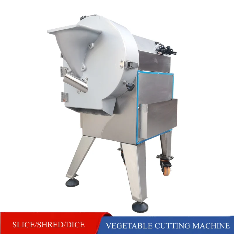 Commercial Multi-Functional Vegetable Slicing Shredding Dicing Equipment For Canteen Central Kitchen Vegetable Cutting Machine