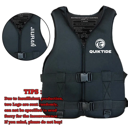 Imagen 2 del producto Chaleco salvavidas de neopreno para adultos y niños, chaqueta de flotabilidad para deportes acuáticos, natación, esquí, conducción a la deriva