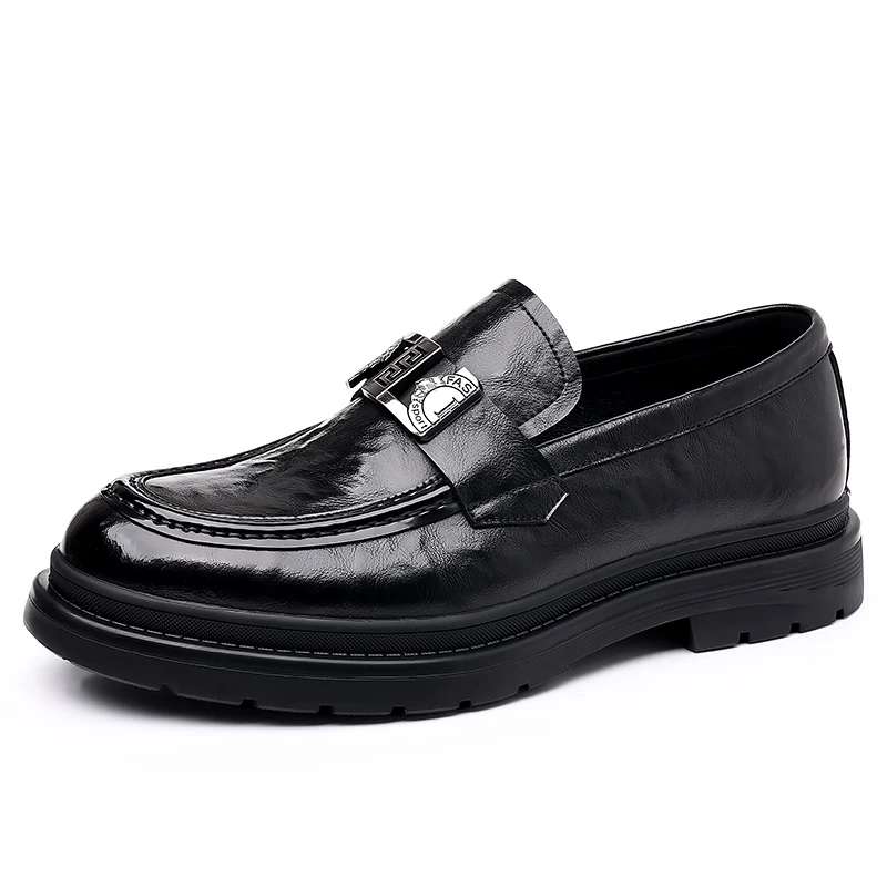 Brand New Men Shoes Microfiber Leather Loafers Classic Italian Casual Shoes Male Party Shoes Office Business Wedding Dress Shoes