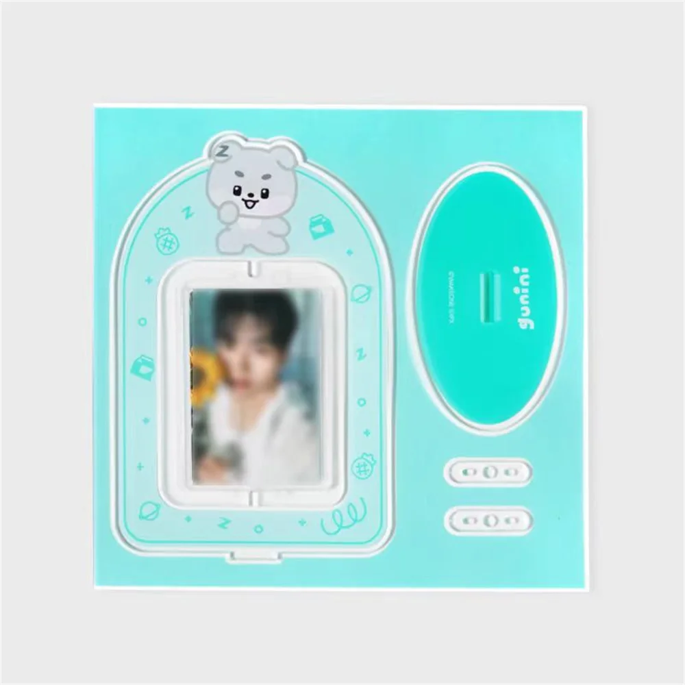 KPOP ZEROBASEONE ZERONI Cute Cartoon Rotating Acrylic Standee Zhanghao Hanbin Jiwoong Yujin Photo Card Holder Display Model Gift