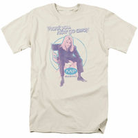 Melrose Place Love Amanda T Shirt Mens Licensed Classic TV Show Cream