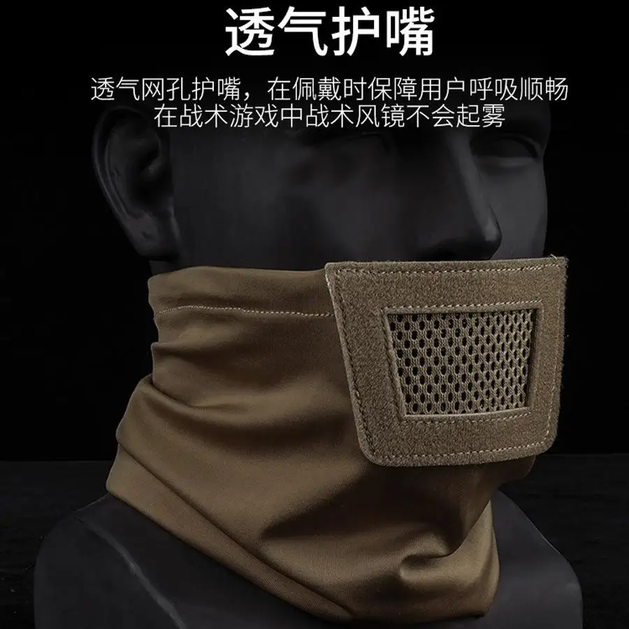 وشاح واقي تكتيكي نصف وجه لركوب الدراجات في الهواء الطلق والمشي لمسافات طويلة وقناع الوجه سريع الجفاف #2