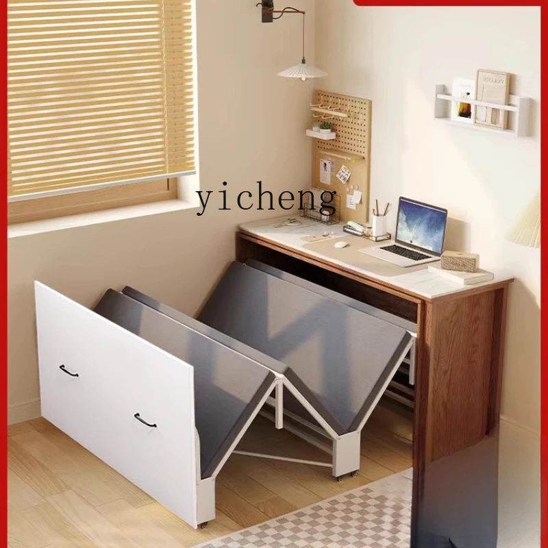 

ZC Multifunctional Invisible Folding Bed Adult Home Desk Cabinet Integrated Pull-out Hidden Bed